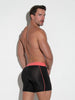 Man wearing Code 22 Training Compression Tights 9937, showcasing rear view, highlighting slim fit and contrast waistband. Code 22 Training Compression Tights 9937 Code 22 Kleidung & Accessoires:Herren:Herrenmode:Fitnessmode:Lange Sporthosen nudosz.myshopify.com
