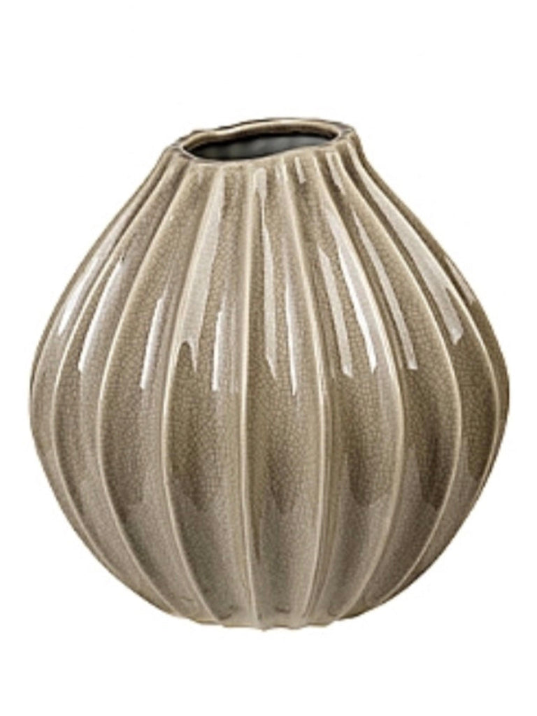 Vase Wide M rainy day (sand)