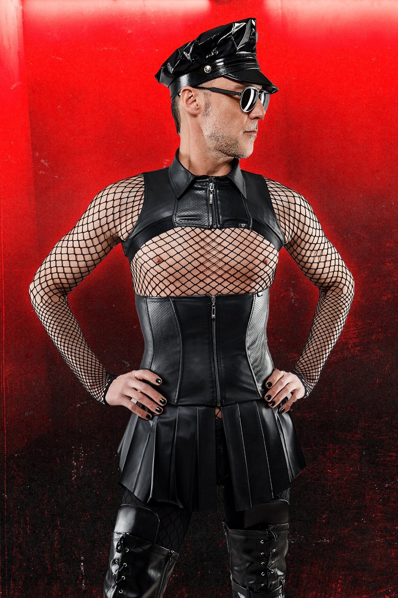Taillencorsage BODante001 schwarz - 2XL - Regnes Fetish Planet - Shop Deutschland Noodosz
