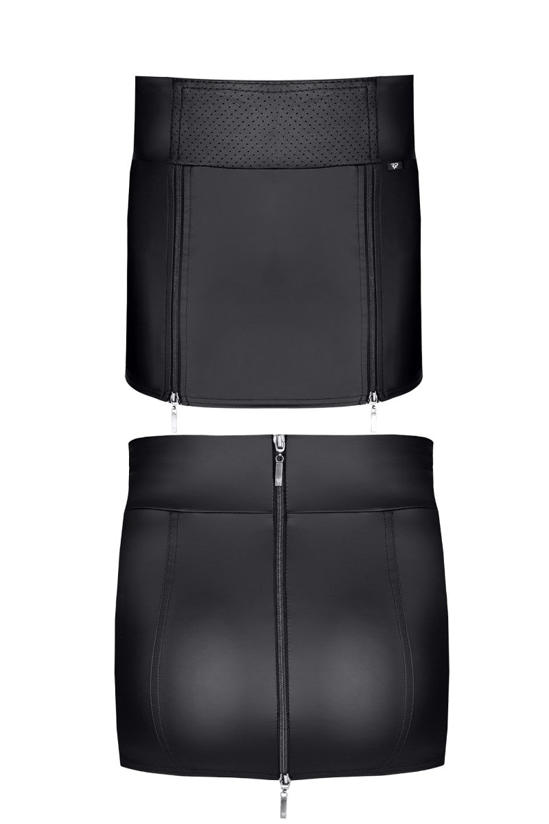 kurzer Rock BOJorge001 schwarz - 2XL