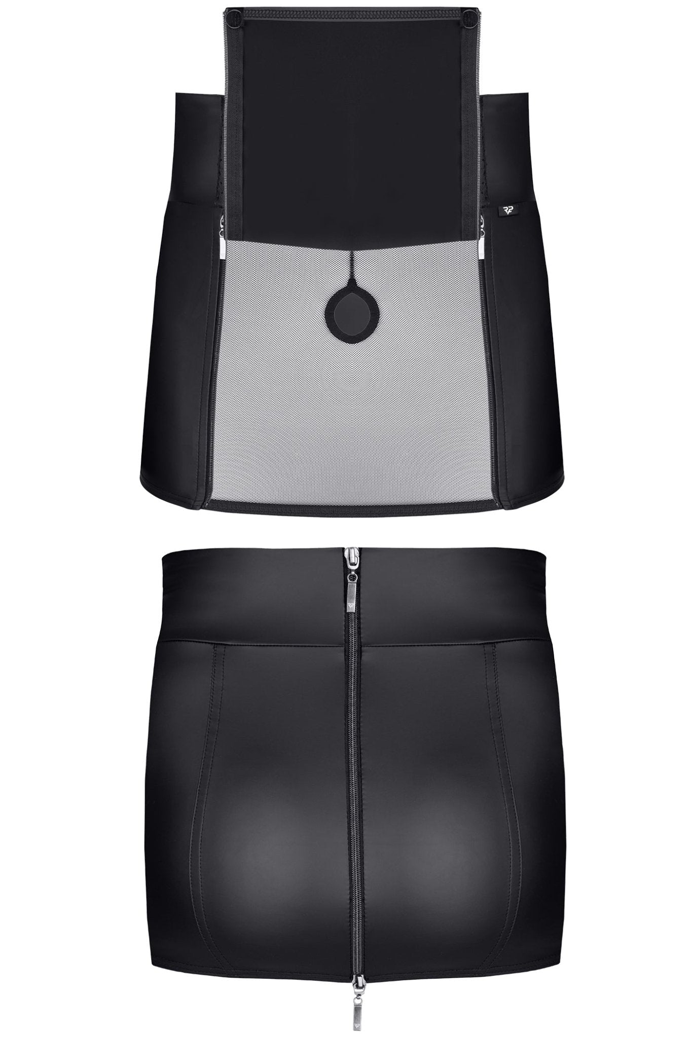 kurzer Rock BOJorge001 schwarz - 2XL - Regnes Fetish Planet - Shop Deutschland Noodosz