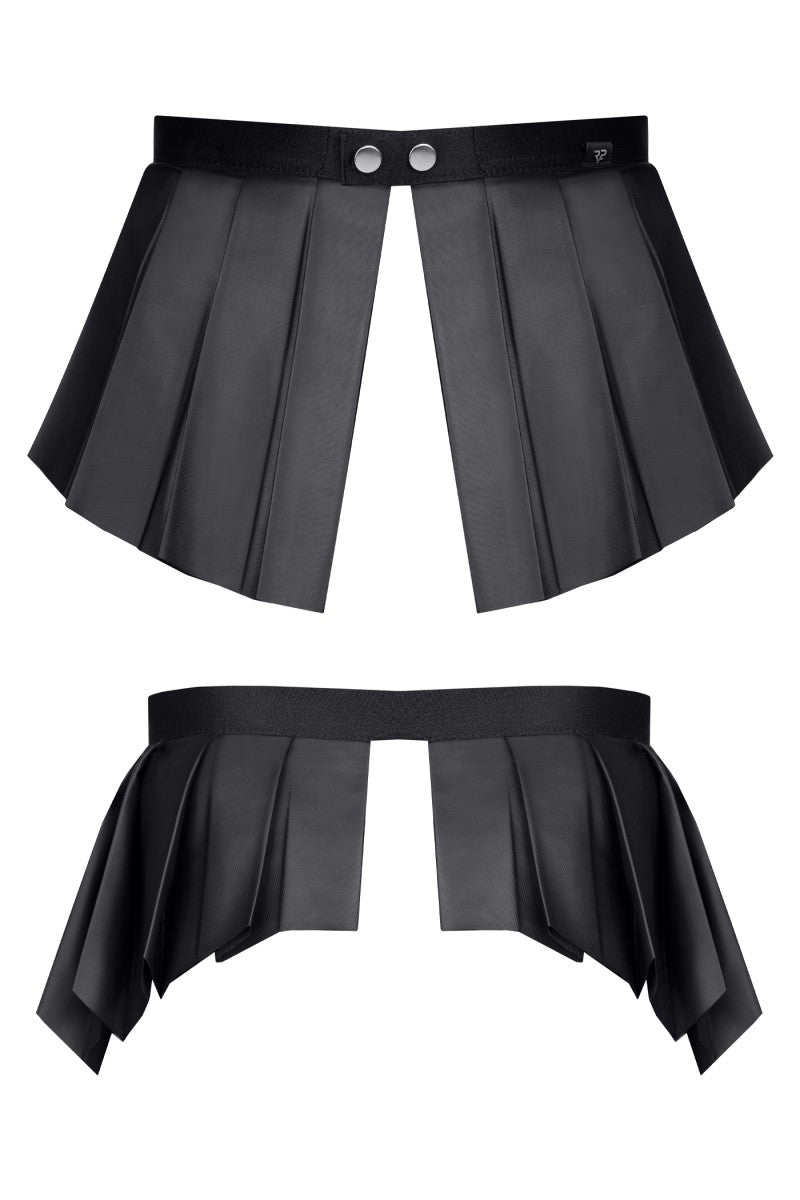 kurzer Rock BOJulian001 schwarz - 2XL