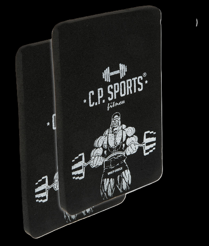 Griffpads Schwarz "bodybuilder Silber" - C.P. Sports - F18-6