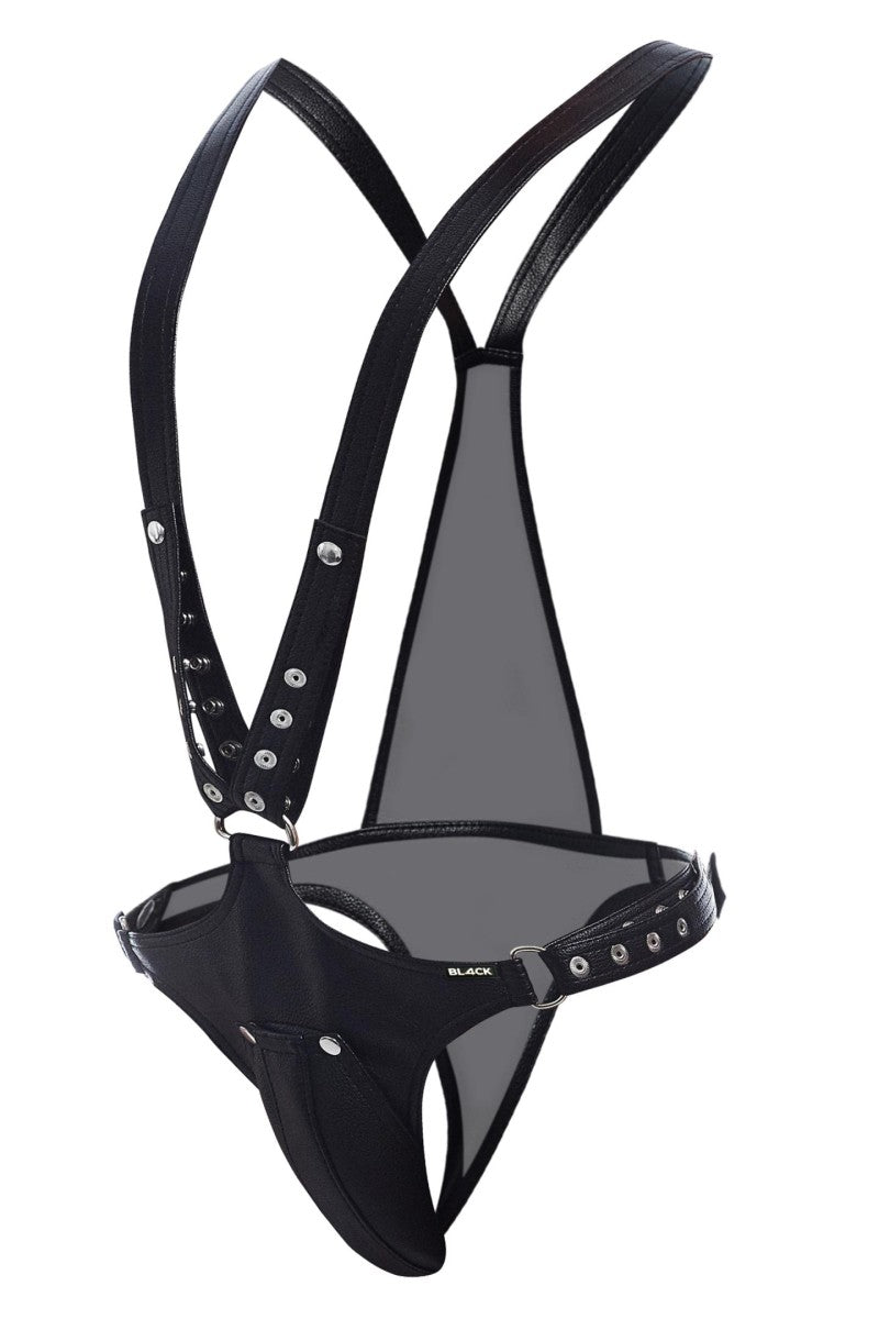 schwarzer Dungeon Body-Harness BL4CK07 - OS-0