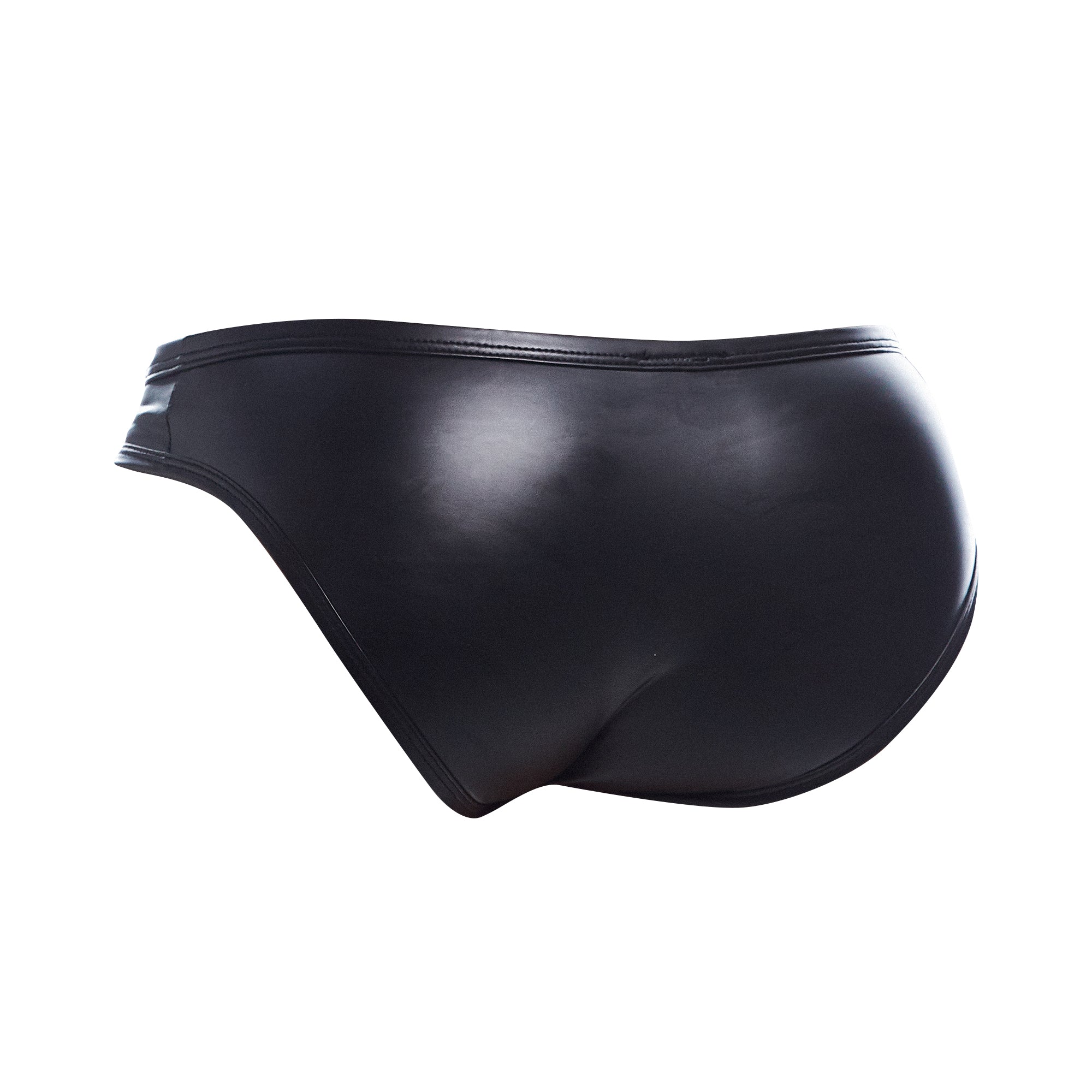 black wetlook briefs BL4CK01 - XL
