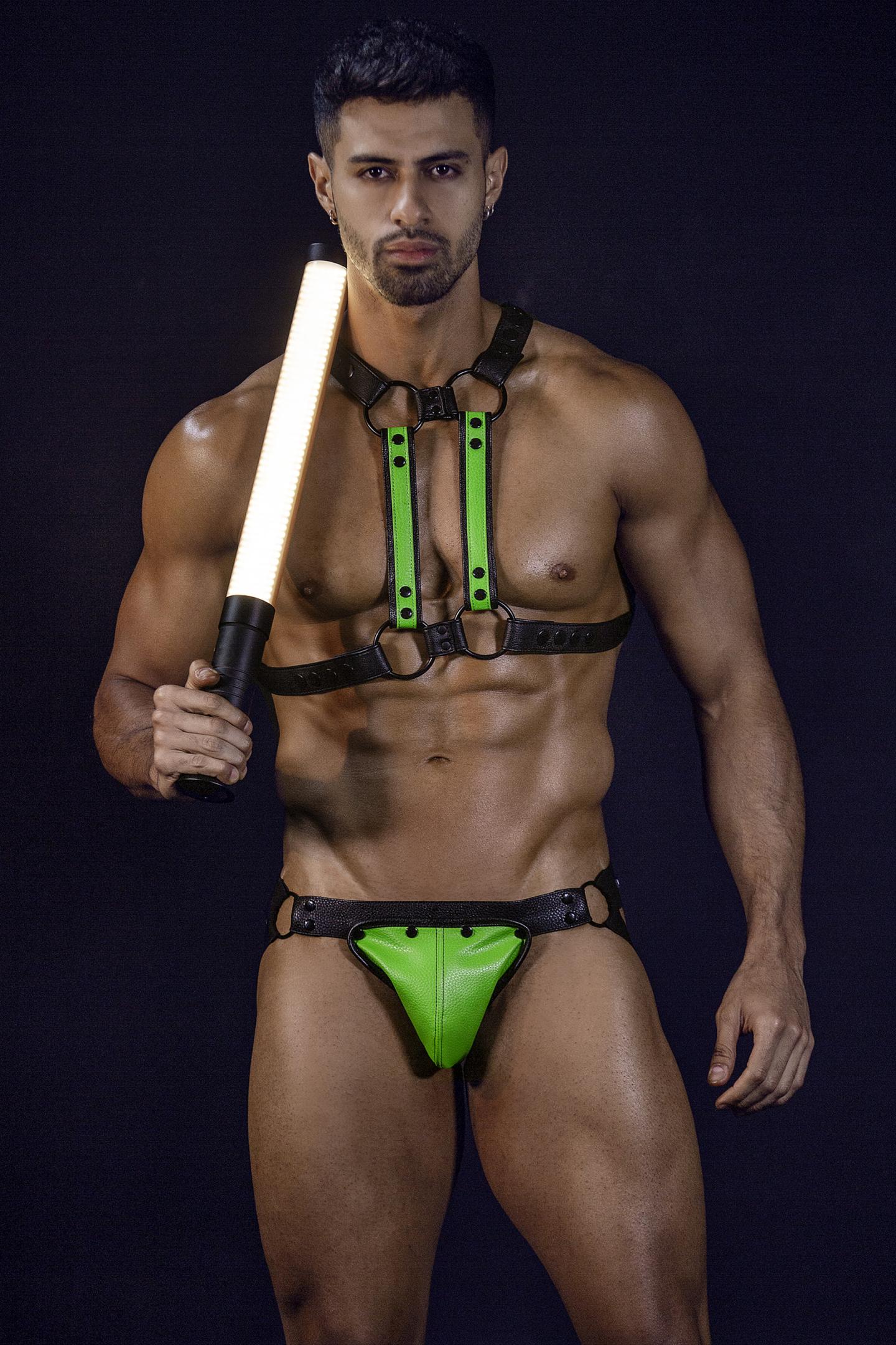 neon green/black Jock Snap - L/XL