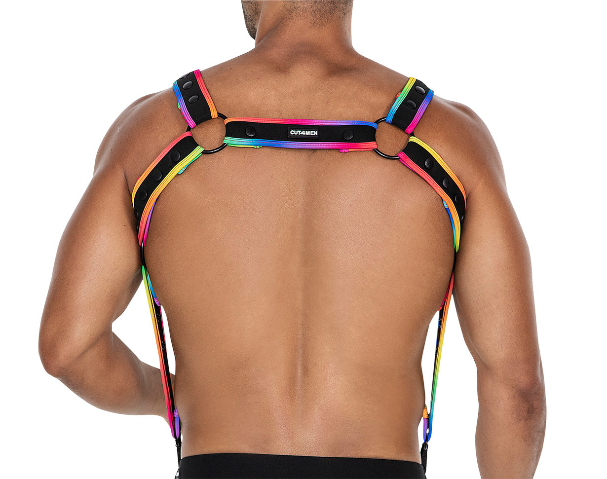 mehrfarbiger Brust-Harness 05 - OS