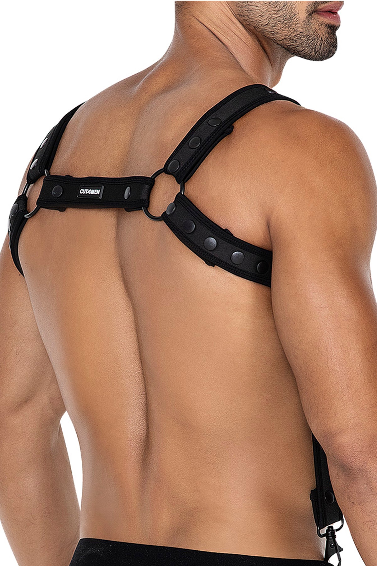 black chest harness 05 - OS