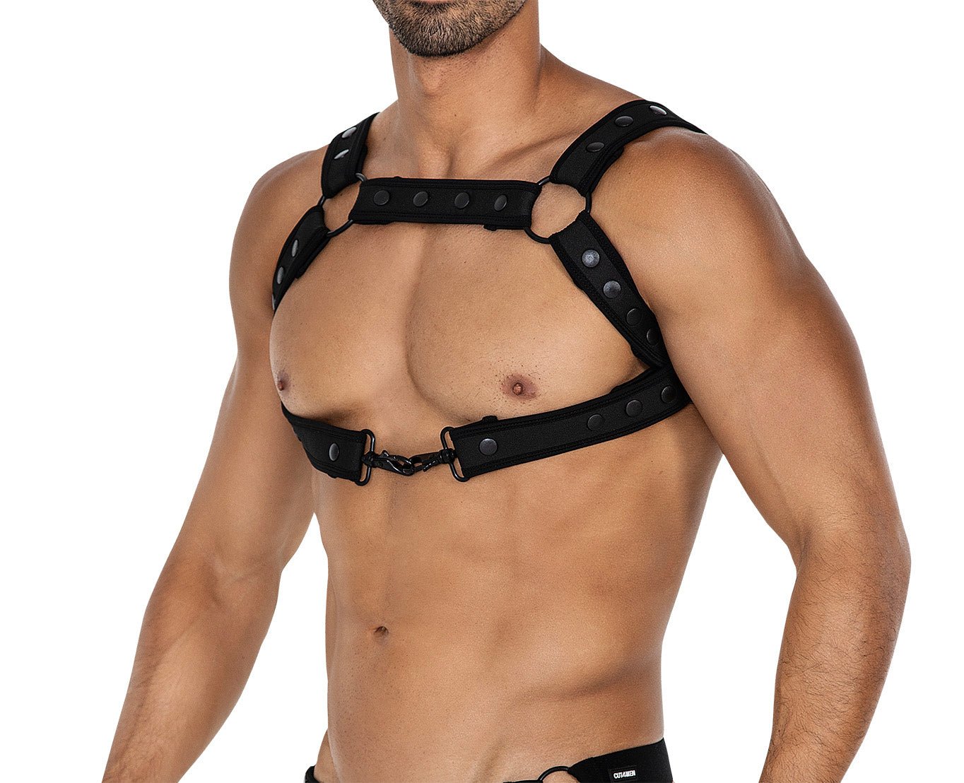 schwarzer Brust-Harness 05 - OS-3