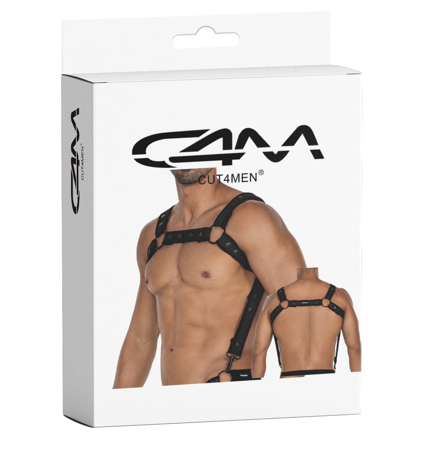 schwarzer Brust-Harness 05 - OS-7