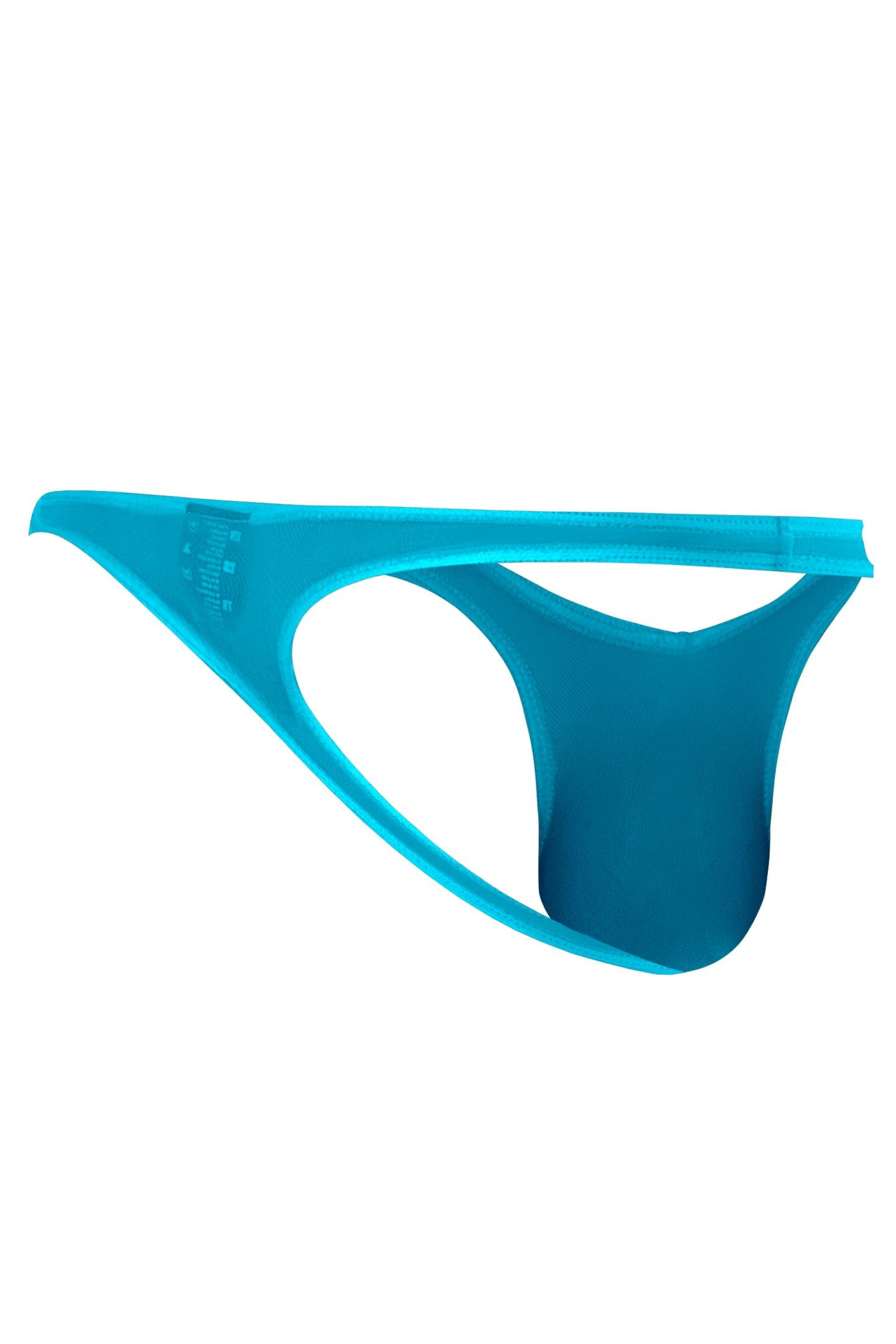 turquoise Mesh Low Rise Bulge String C4MSPXBUL02 GLOW - XL