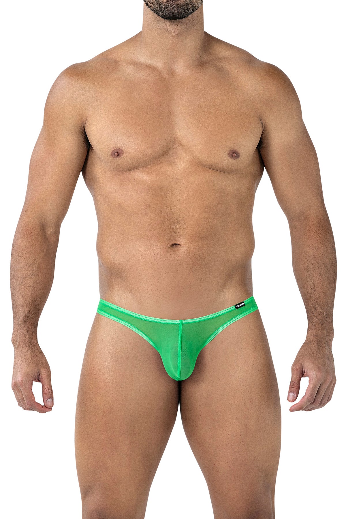 green Low Rise Bulge Brief Mesh C4MSPXBUL01 GLOW - XL