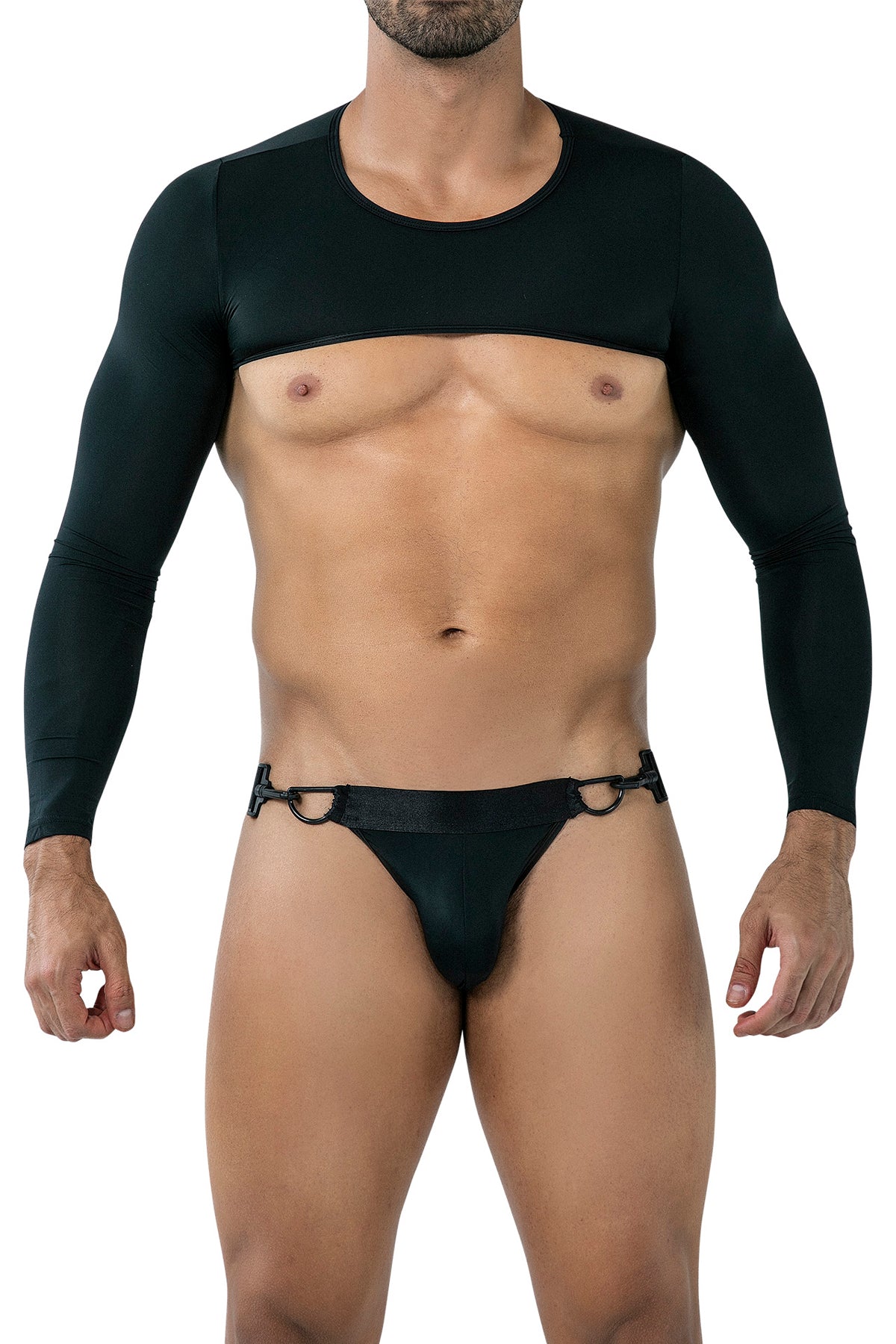 schwarzes Jockstrap-Set RAV117 - XL - CUT4MEN - Shop Deutschland Noodosz