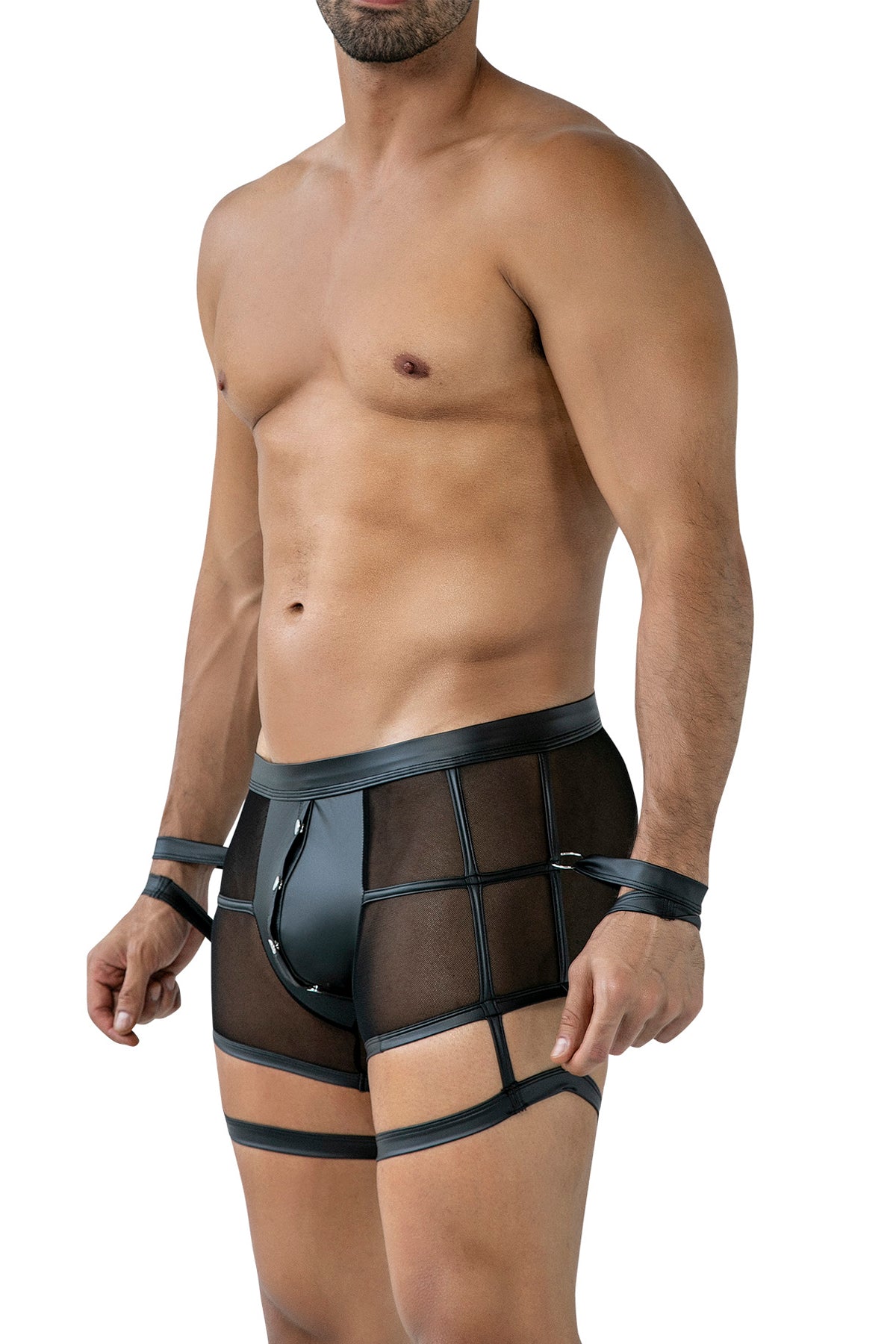 schwarzer Prison Shorts C4MRAV107 - XL
