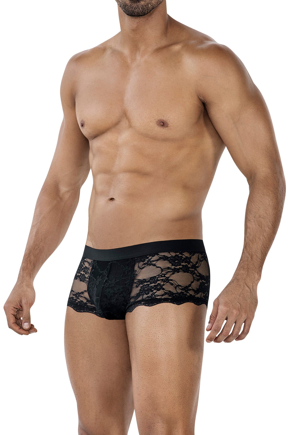schwarzer Lacey Trunk Shorts C4MRAV106 - XL