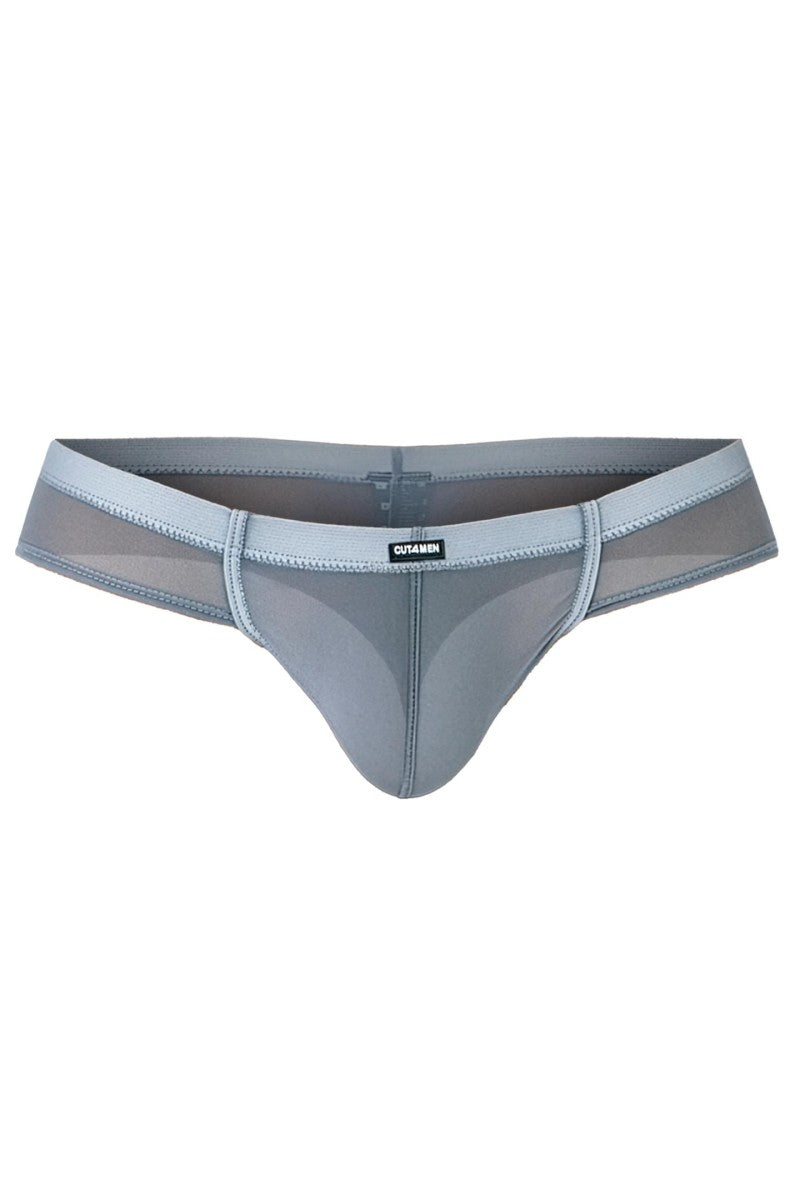 grauer Hybrid Cheeky Brief Netz C4MSPX22 - XL-0