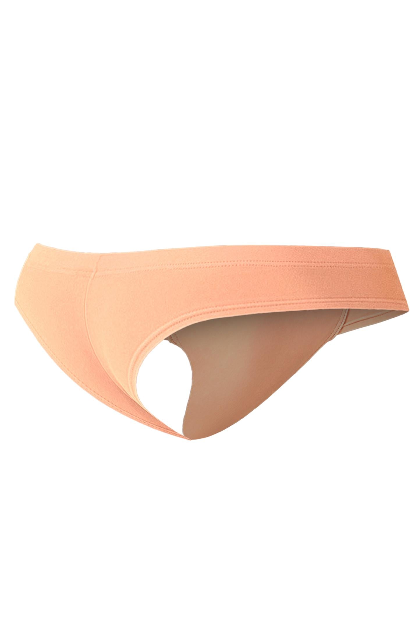 Peach Hybrid Cheeky Brief C4MSPX22 - XL