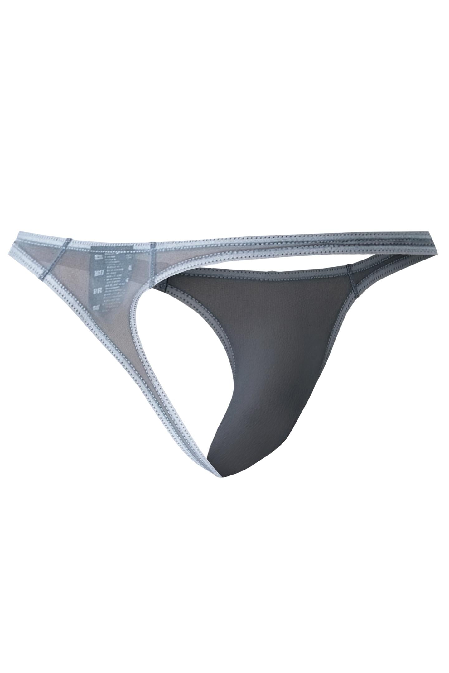 grauer Mesh Brazilian Thong C4MSPX06 - XL