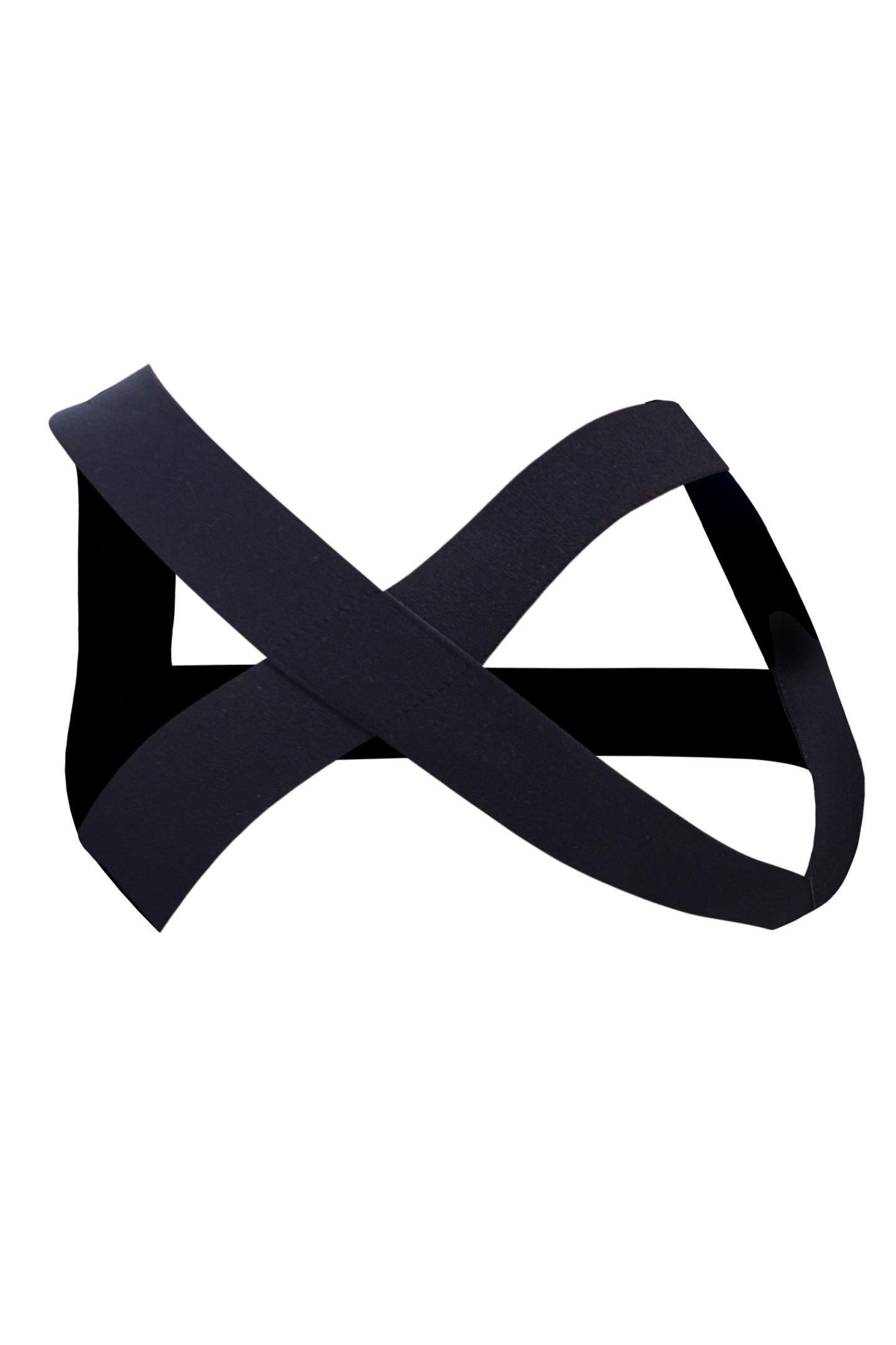 schwarzer Brust-Harness 02 - L/XL