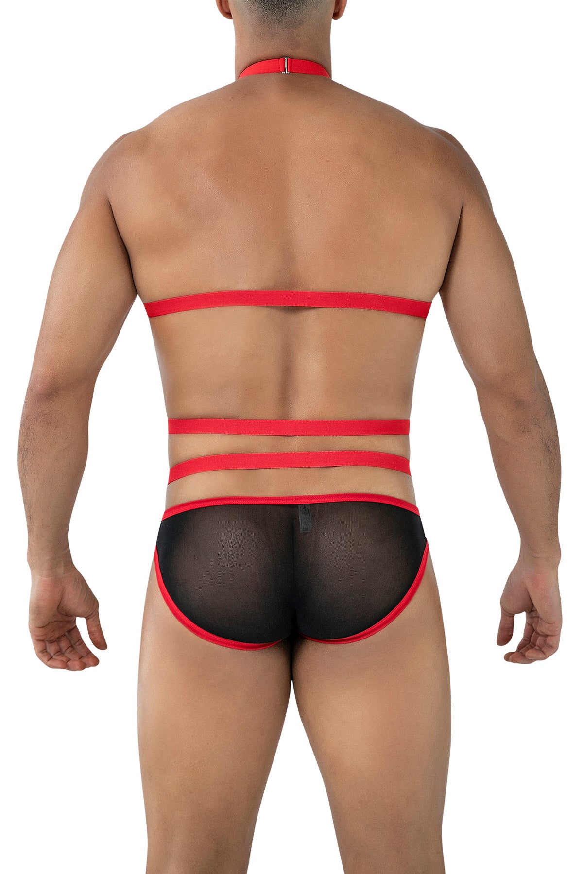 schwarz/roter Body-Harness RAV114 - XL