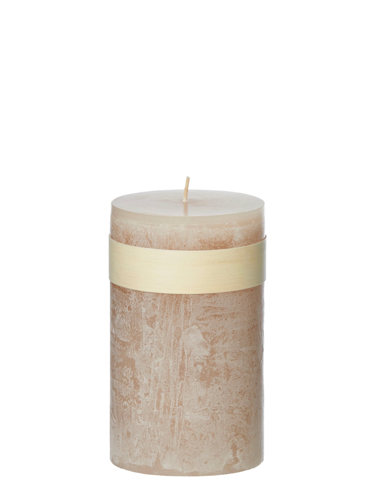 Blockkerze Timber 8x15cm, in mehreren Farben