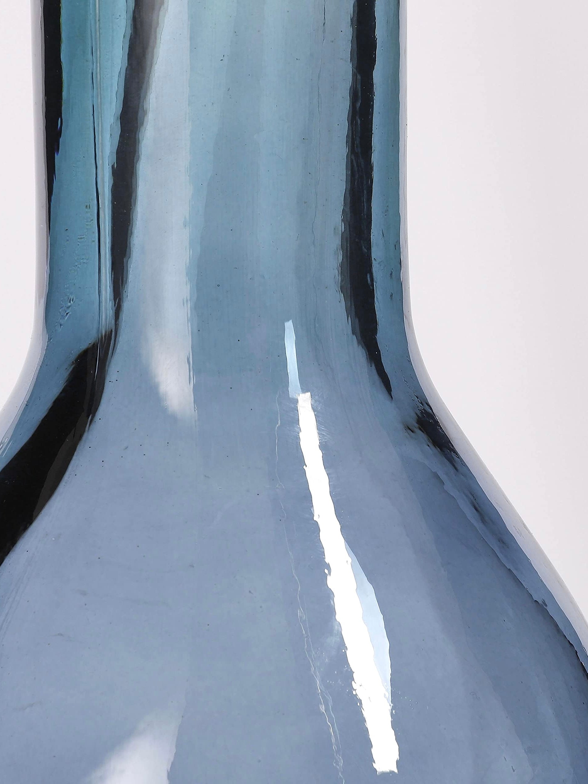 Glasvase Rioja dunkelblau 100cm