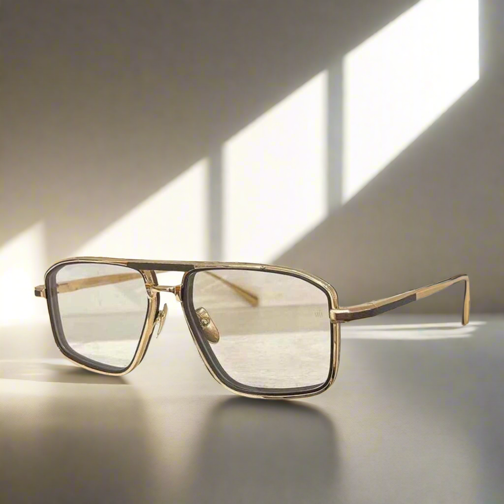 jacques marie mage EARL ultralight titanium, vintage retro square