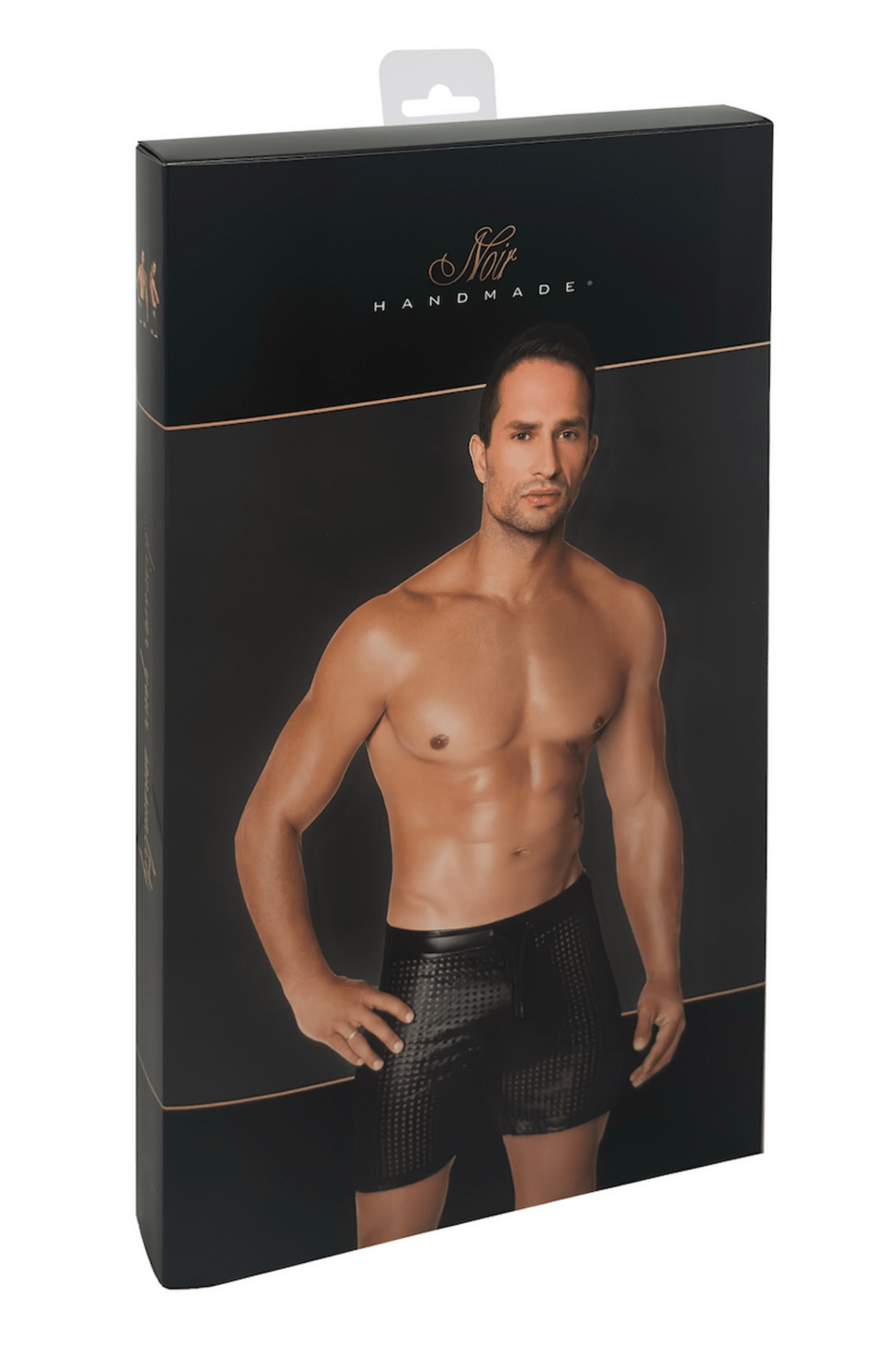 schwarze Shorts H077 - 3XL - Noir Handmade Men - Shop Deutschland Noodosz