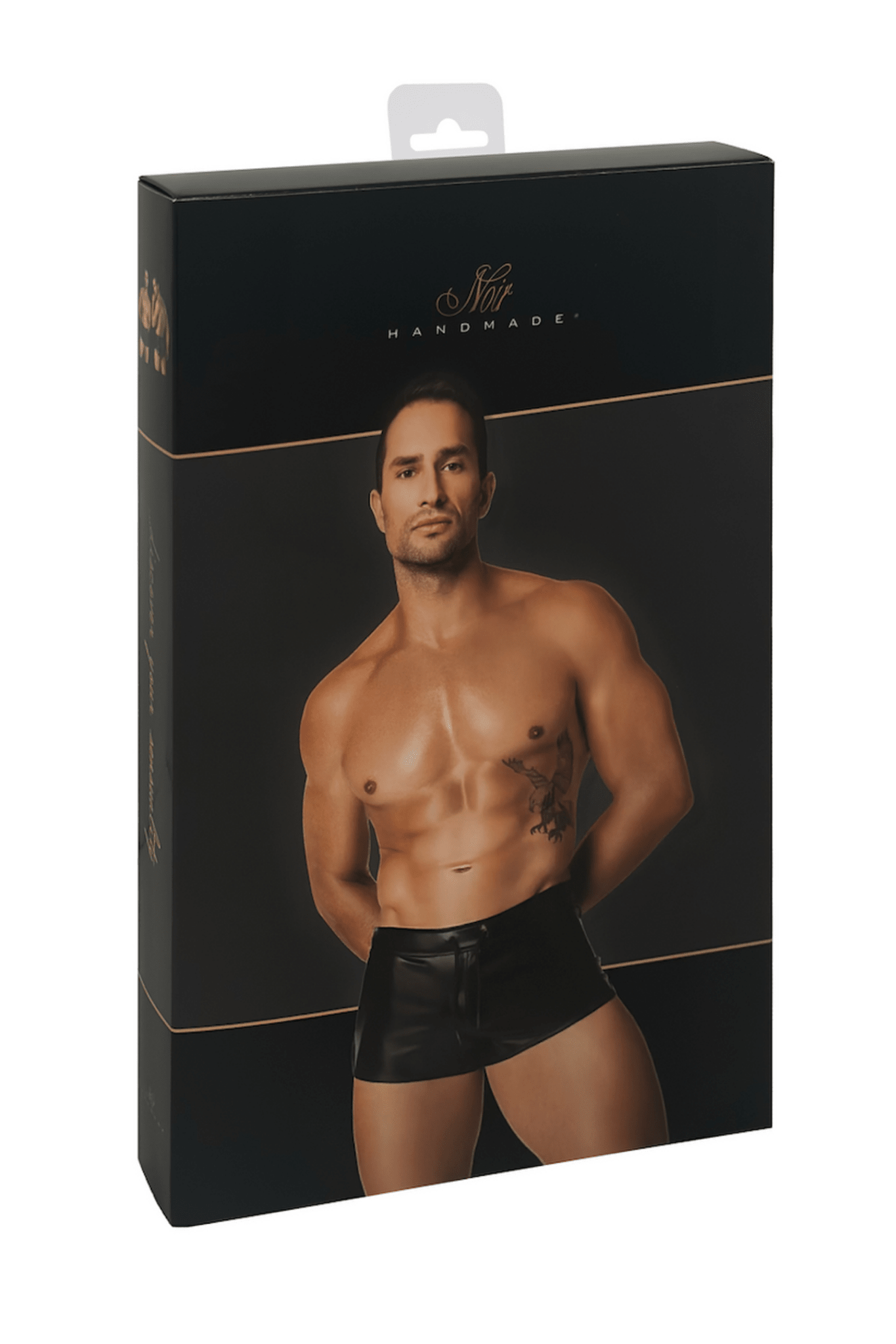 schwarze Shorts H080 - 3XL - Noir Handmade Men - Shop Deutschland Noodosz