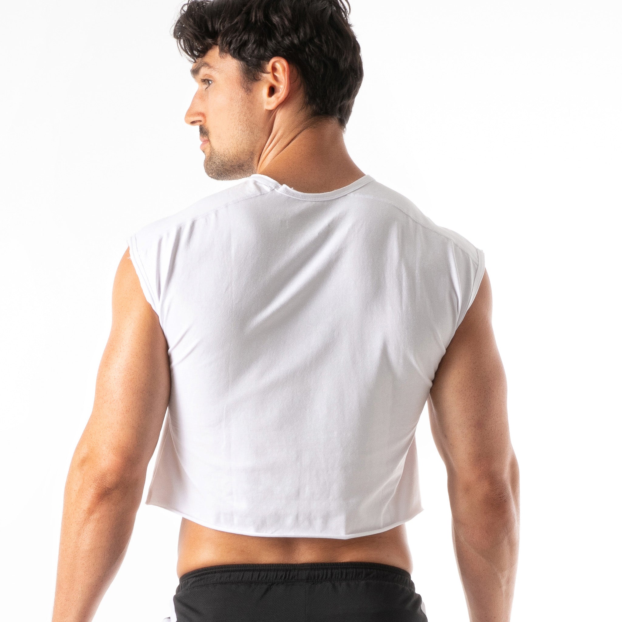 Hero Crop T Shirt White-2