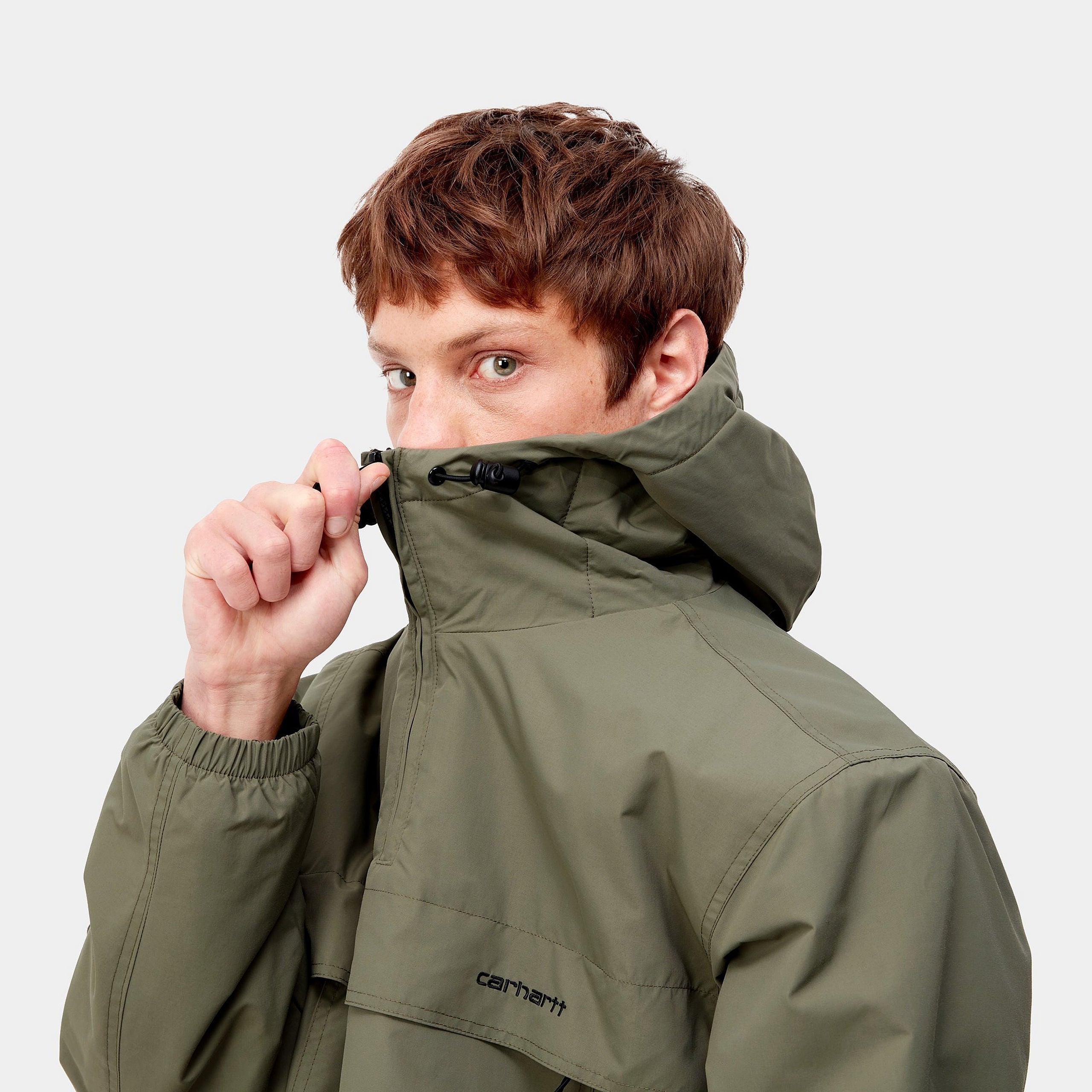 Carhartt WIP Windbreaker Pullover (Winter) - Seaweed / Black