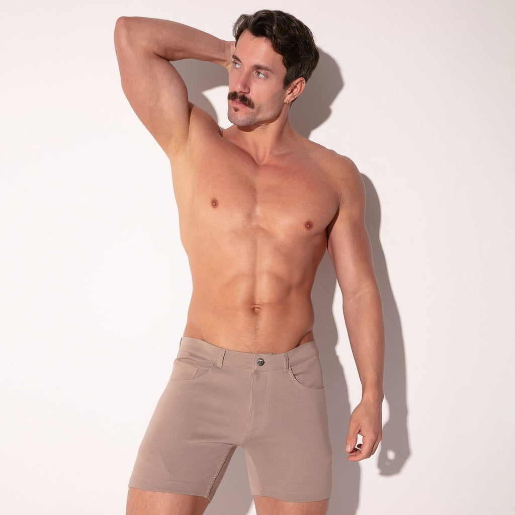 Code 22 - 5 POCKET STRETCH 9712S Chino Shorts Taube - kurze Hose