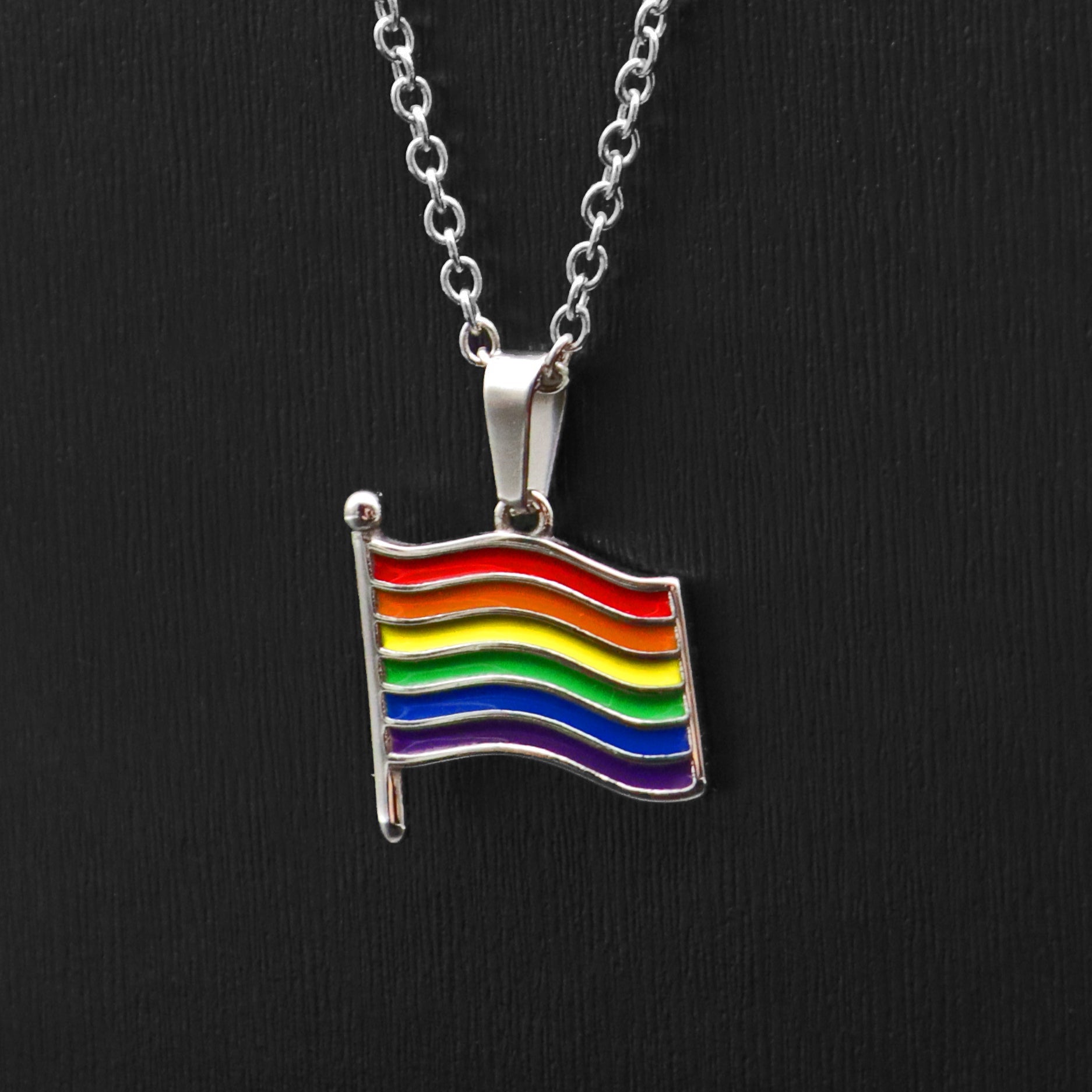 Pride-Kette (Rainbow-Flag)