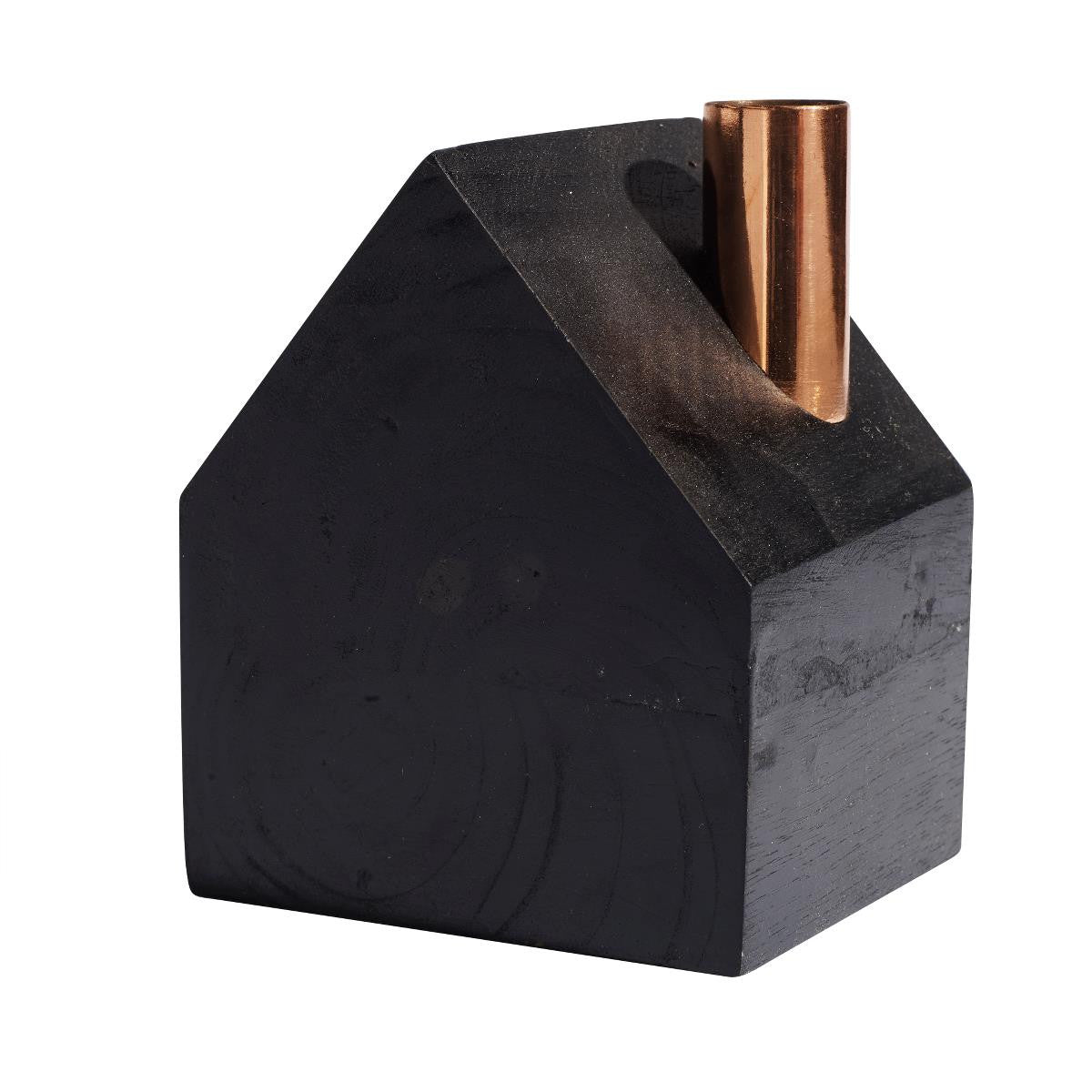 Kerzenhaus schwarz L, kurz