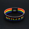LGBT+ Bracelet (DUO) - Rainbow &amp; Human