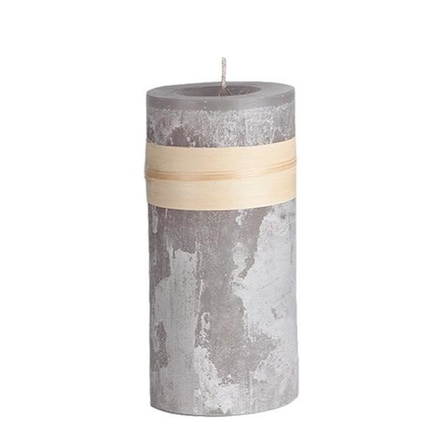 Blockkerze Timber 8x23cm, in vielen Farben