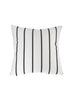 Dekokissen Karlstorp weiß/schwarz gestreift 50x50cm