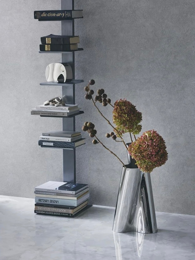 Vase Lituus Edelstahl, in 3 Größen