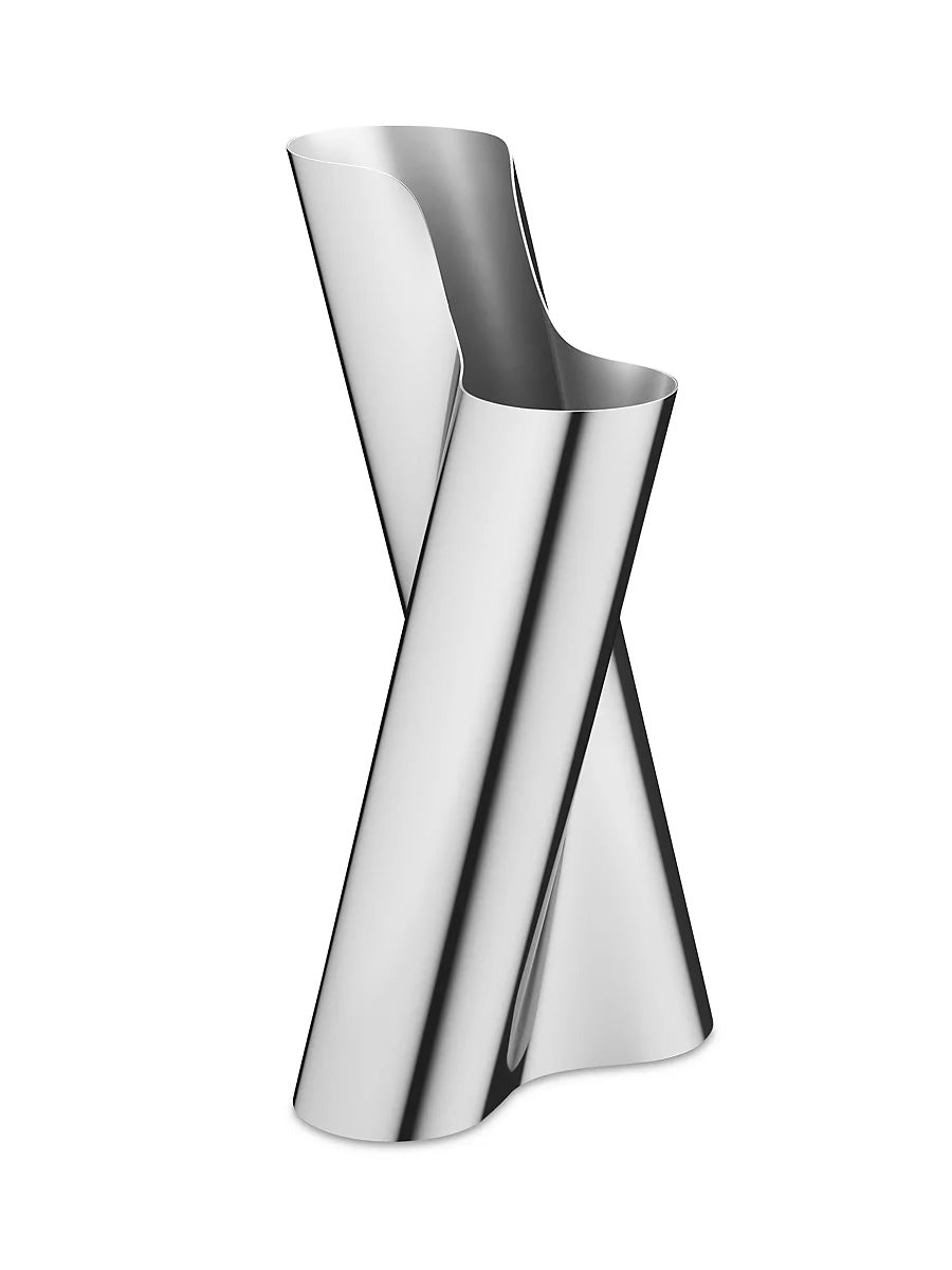 Vase Lituus Edelstahl, in 3 Größen