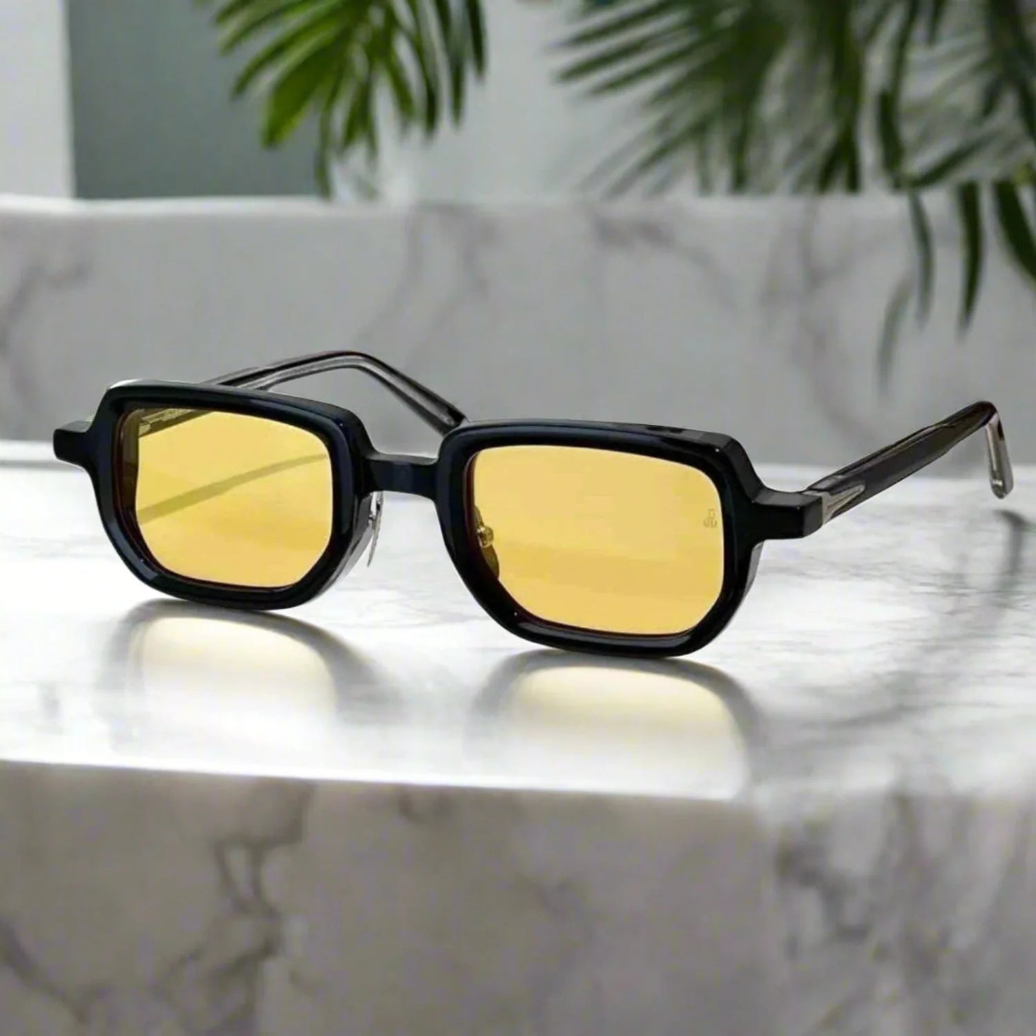 Jacques marie mage ASTAIRE vintage square sunglasses thick acetate luxury shades