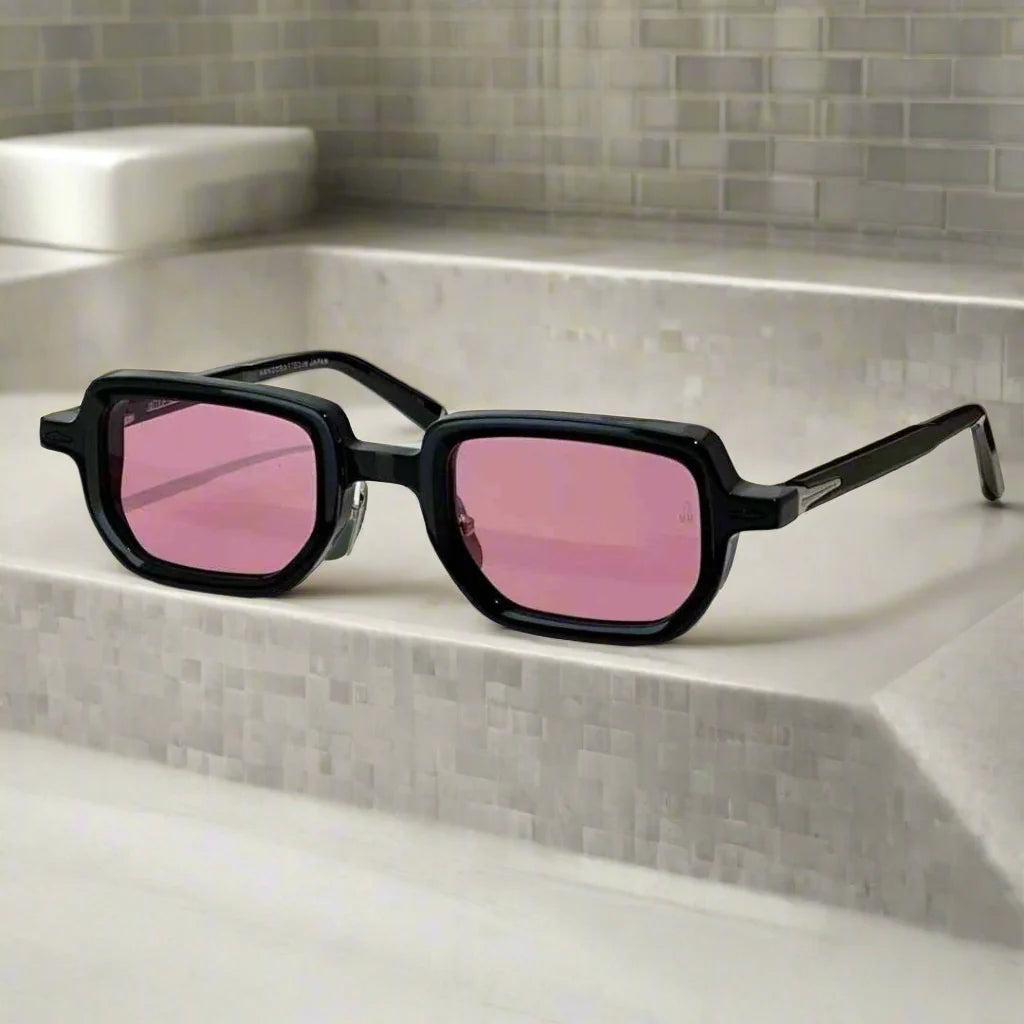 Jacques marie mage ASTAIRE vintage square sunglasses thick acetate luxury shades