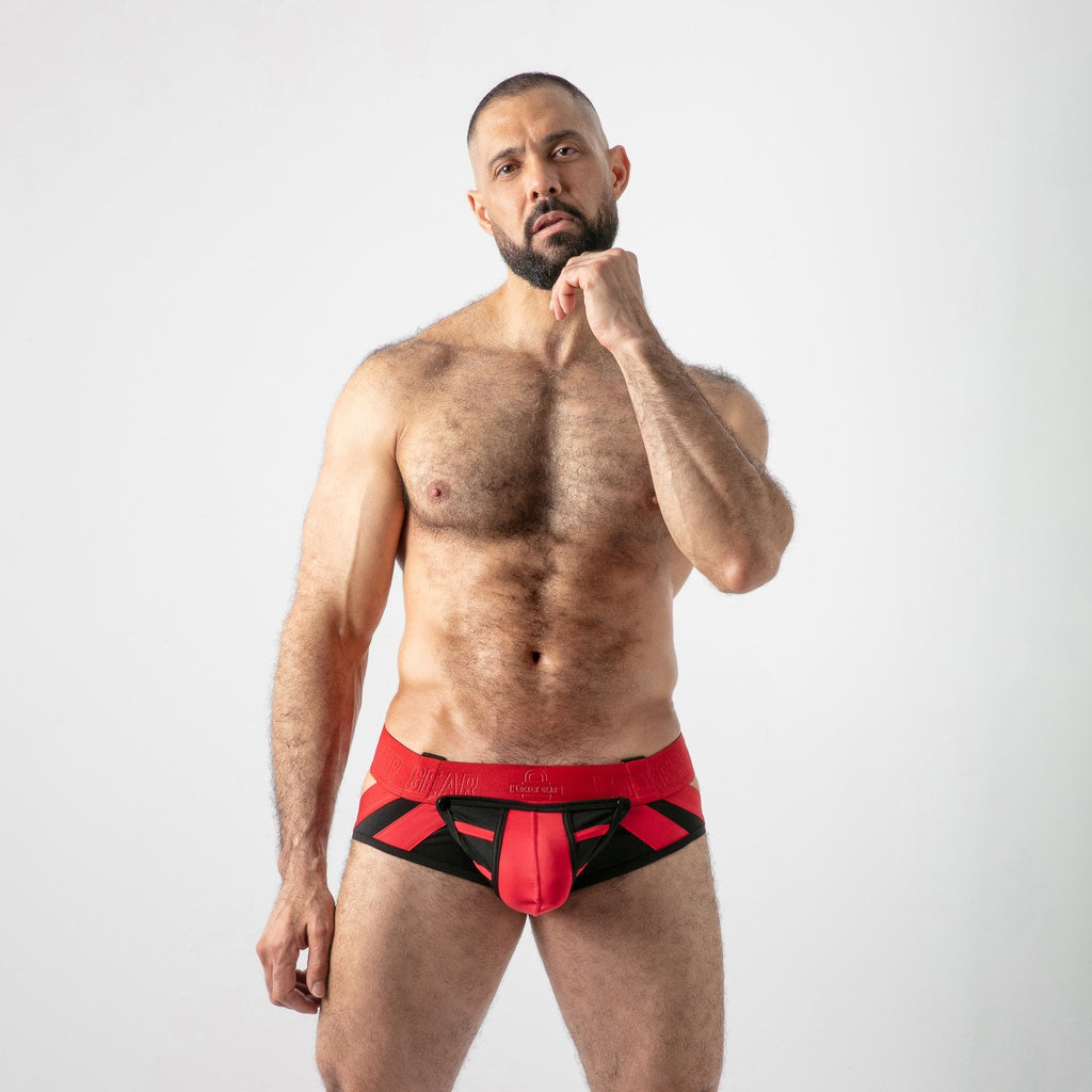LOCKER GEAR WATCH IT HARD JOCKSTRAP LK0120 - Mesh Jock Jockstrap 