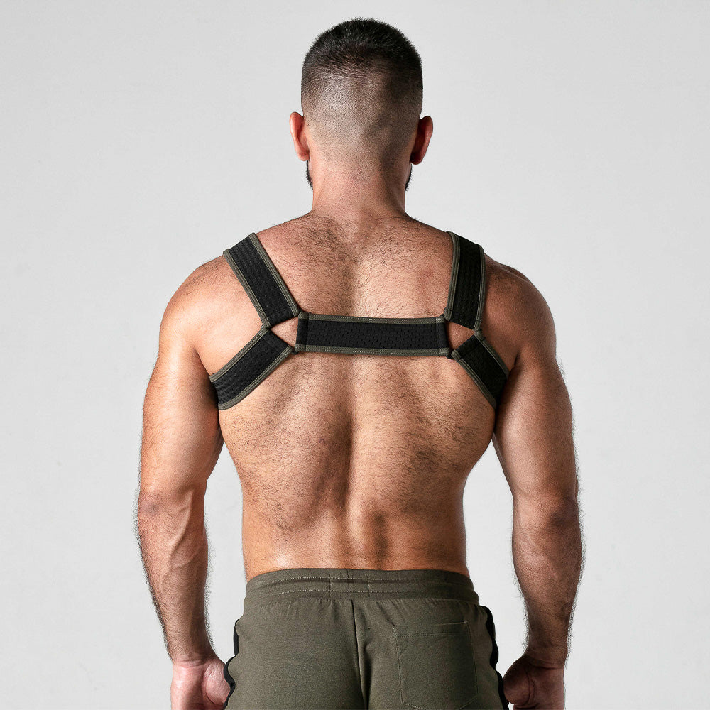 LOCKER GEAR MESH HARNESS Chest Harness Fetish Straps - LK0743 