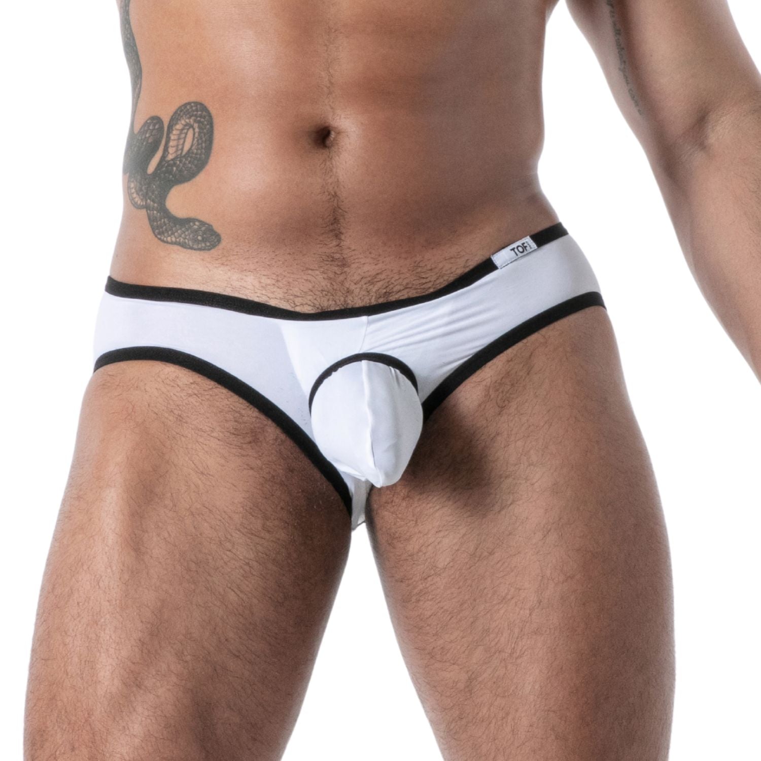 Mon Amour Microfiber Bottomless Brief White