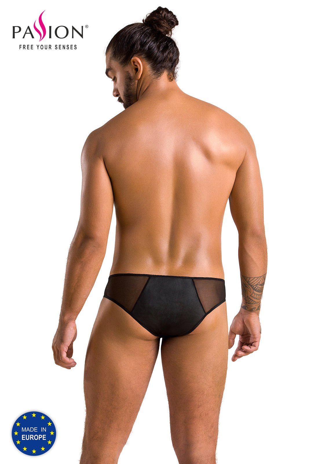 schwarzer Herren Slip 042 - 2XL/3XL
