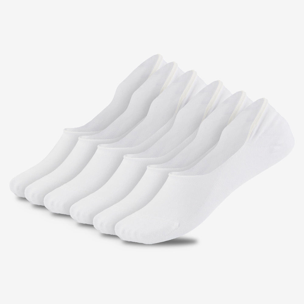 Medium Cut Ballerina Socken für Damen und Herren 6X Paar