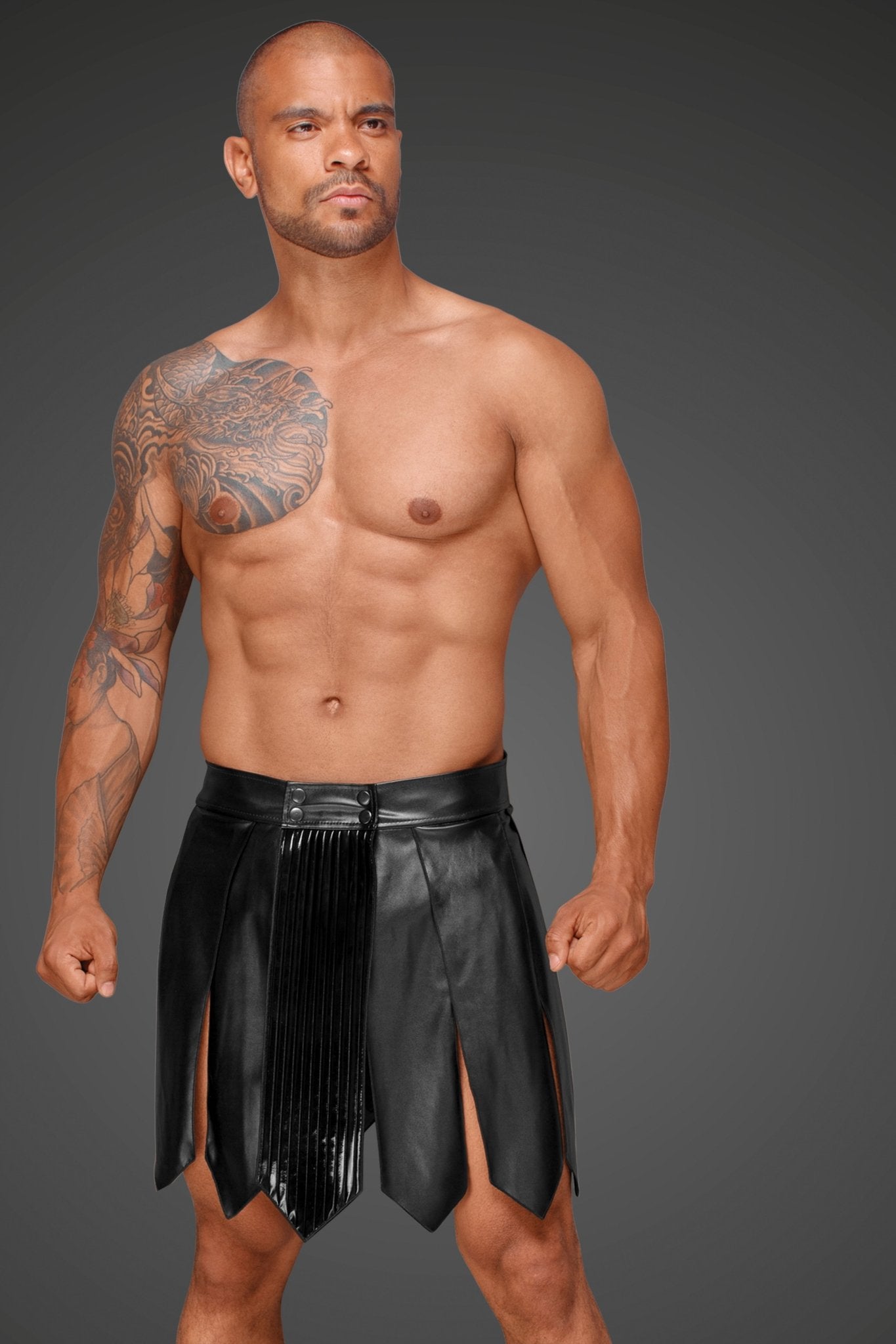 Ecoleather Gladiator Rock H053 - XL - Noir Handmade Men - Shop Deutschland Noodosz