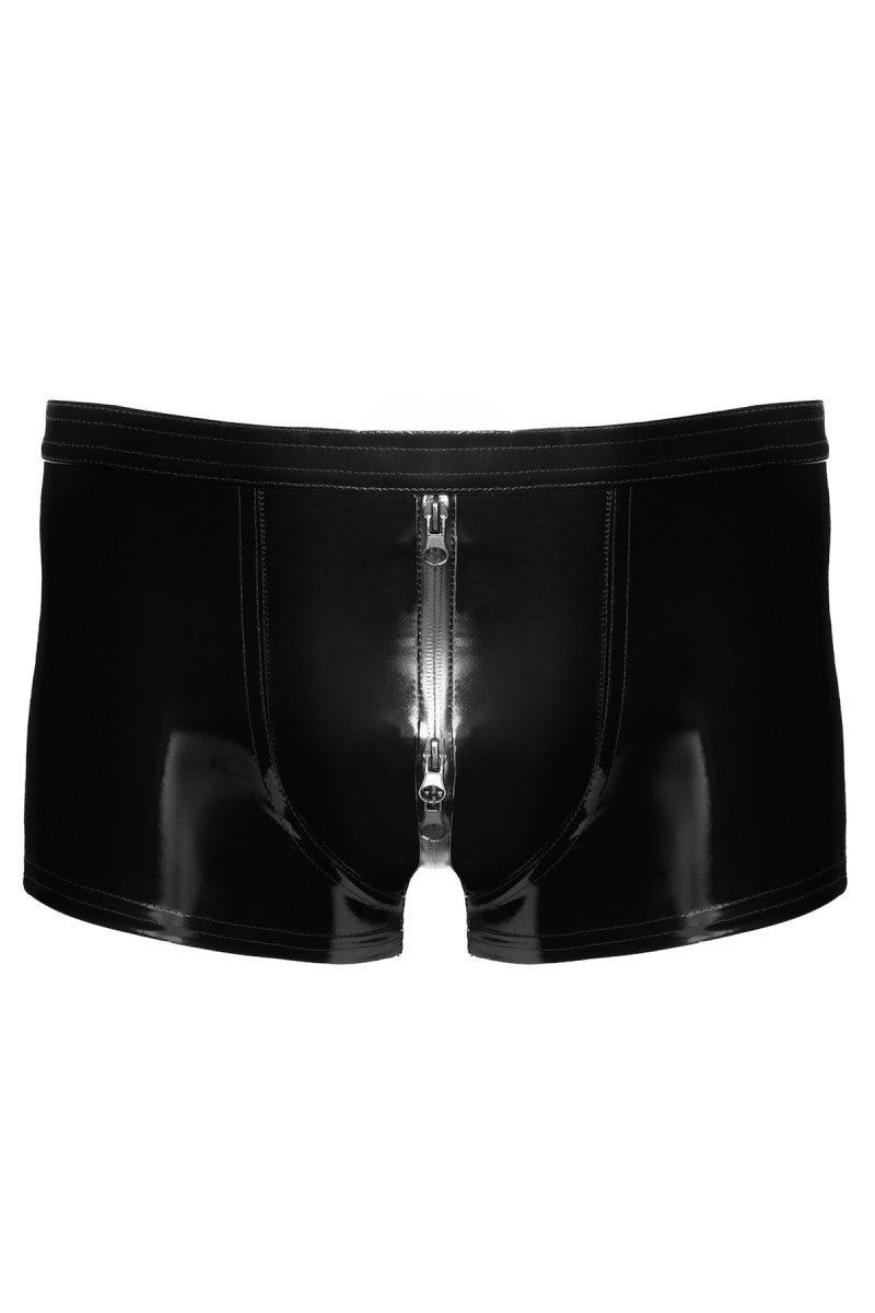 schwarze Lack Shorts Voltage H095 - 3XL