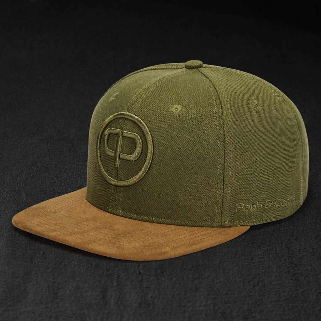 Snapback Cap - All Khaki &amp; Suede