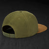 Snapback Cap - All Khaki &amp; Suede